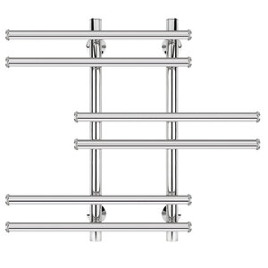 Изображение товара Полотенцесушитель водяной Secado Турин 5 4603777447175, ширина 60 см, высота 60 см, нижнее подключение 20 см, цвет хром, 60x20x60
