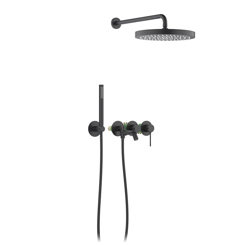 Изображение товара Душевая система Timo Saona SX-2348/03SM, с изливом, цвет черный