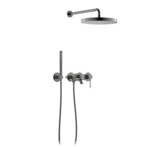 Изображение товара Душевая система Timo Saona SX-2348/18SM, с изливом, цвет черное золото