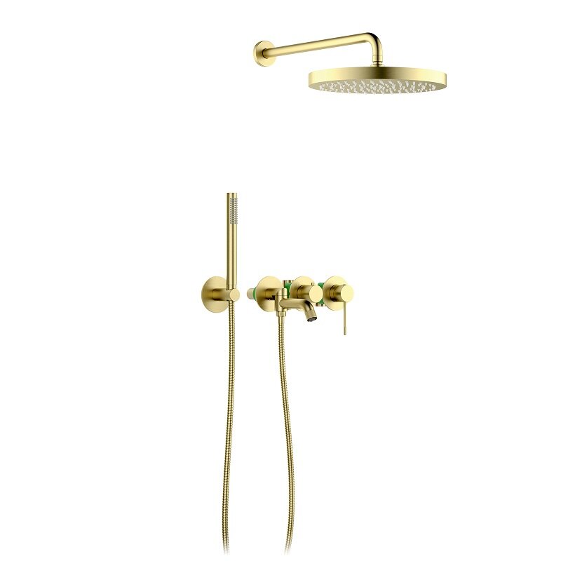 Изображение товара Душевая система Timo Saona SX-2348/17SM, с изливом, цвет золото матовое