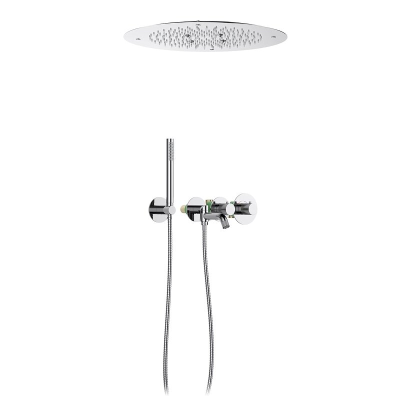 Изображение товара Душевая система Timo Saona SX-2358/00SM, с изливом, термостатическая, цвет хром