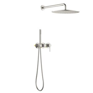 Изображение товара Душевая система Timo Saona SX-2349/13SM, цвет матовый никель Изображение товара Душевая система Timo Saona SX-2349/13SM, цвет матовый никель