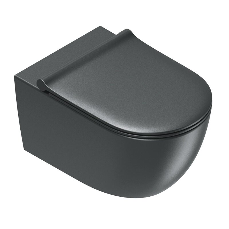 Изображение товара Подвесной безободковый унитаз Catalano Sfera 0511550022 с технологией торнадо и покрытием Cataglaze