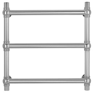 Изображение товара Полотенцесушитель водяной Secado Флоренция 4603759407586, ширина 40 см, высота 60 см, нижнее подключение 40 см, цвет хром