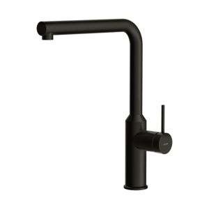 Изображение товара Смеситель Cersanit Flavis 68240 для кухонной мойки, черный матовый