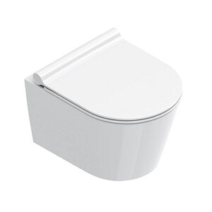 Изображение товара Унитаз подвесной Catalano Zero 0111460001, безободковый, Торнадо, белый