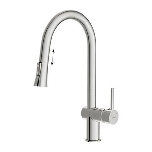 Изображение товара Смеситель Cersanit Melar 68227, для кухонной мойки, с выдвижным изливом, хром