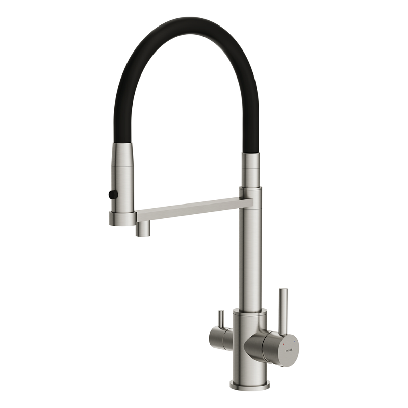 Изображение товара Смеситель для кухонной мойки Cersanit Zen 68259 с подключением к фильтру PVD