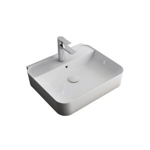 Изображение товара Раковина Isvea SistemaU, 50 см, фарфор, цвет белый, 10PL53050