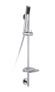 Изображение товара Душевой гарнитур Timo Della-1 SR-7013 chrome, лейка один режим, с мыльницей, цвет хром