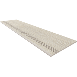 Изображение товара Ступень, керамогранит Estima Kraft Wood KW00 70613, 30х120 см, с насечками, nordic