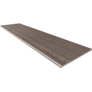 Изображение товара Ступень, керамогранит Estima Kraft Wood KW00 70616, 30 x 120 см, с насечками, wenge