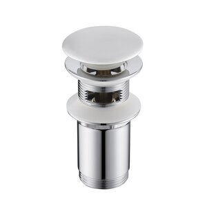 Изображение товара Донный клапан Timo 8011/16 для раковины с системой клик-клак белый