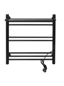 Изображение товара Электрический полотенцесушитель Тера Богема ПСК-14-05д.ч 50x60 см с полкой черный матовый