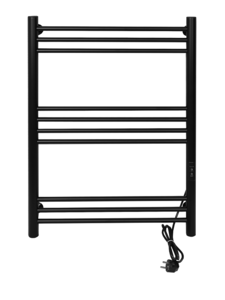 Изображение товара Полотенцесушитель электрический Тера Богема ПСК-15-03д.ч 50x80 см черный матовый