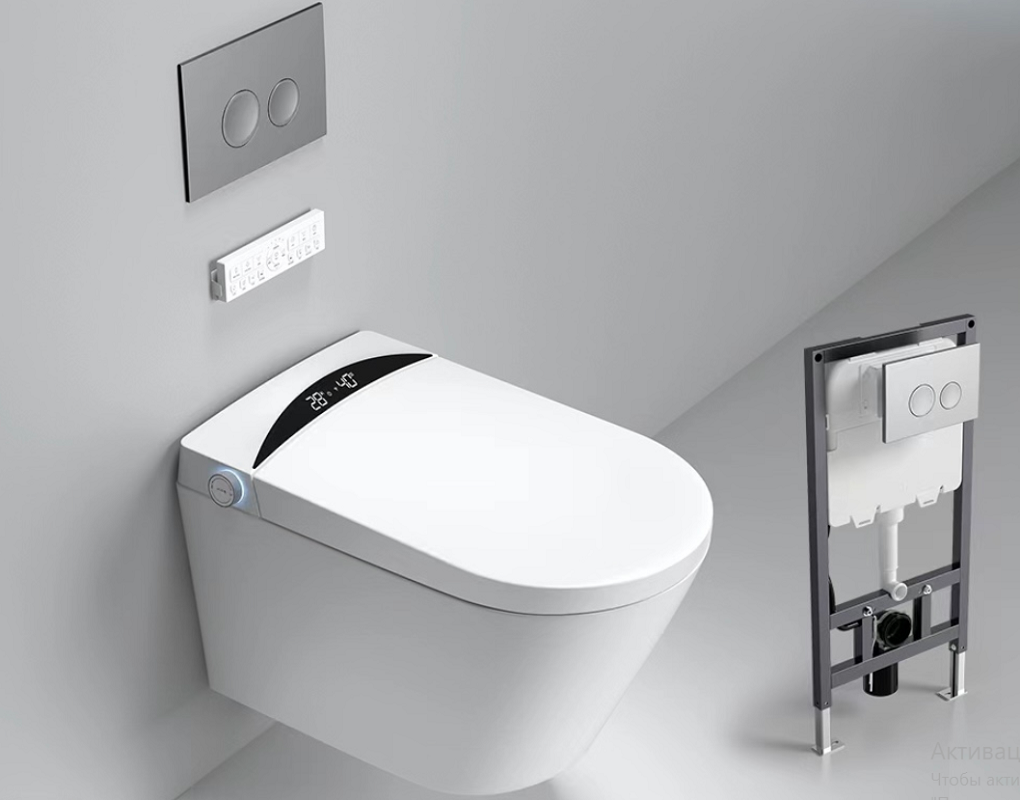 Изображение товара Электронный подвесной унитаз-биде Timo TE-751 с функцией биде и микролифтом