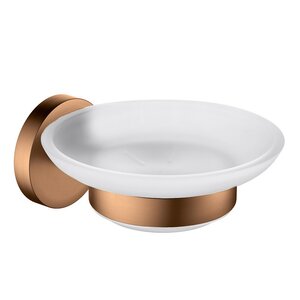 Изображение товара Мыльница Timo Saona 13021/19 стеклянная настенная розовое золото стильный дизайн