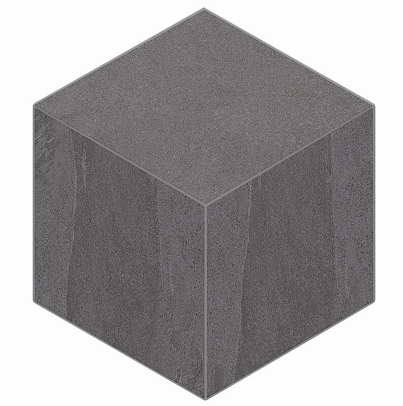 Изображение товара Мозаика Estima Luna LN03/TE03 Кубы 29x25 см антрацит матовая, прочная и стильная