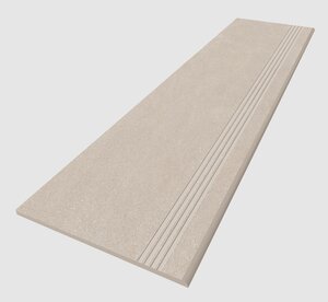 Изображение товара Ступень, керамогранит Estima Luna LN01 36813, 30 x 120 см, с насечками, beige