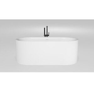Изображение товара Ванна из искусственного камня Salini Perla 170x80 см овальная белая отдельно стоящая