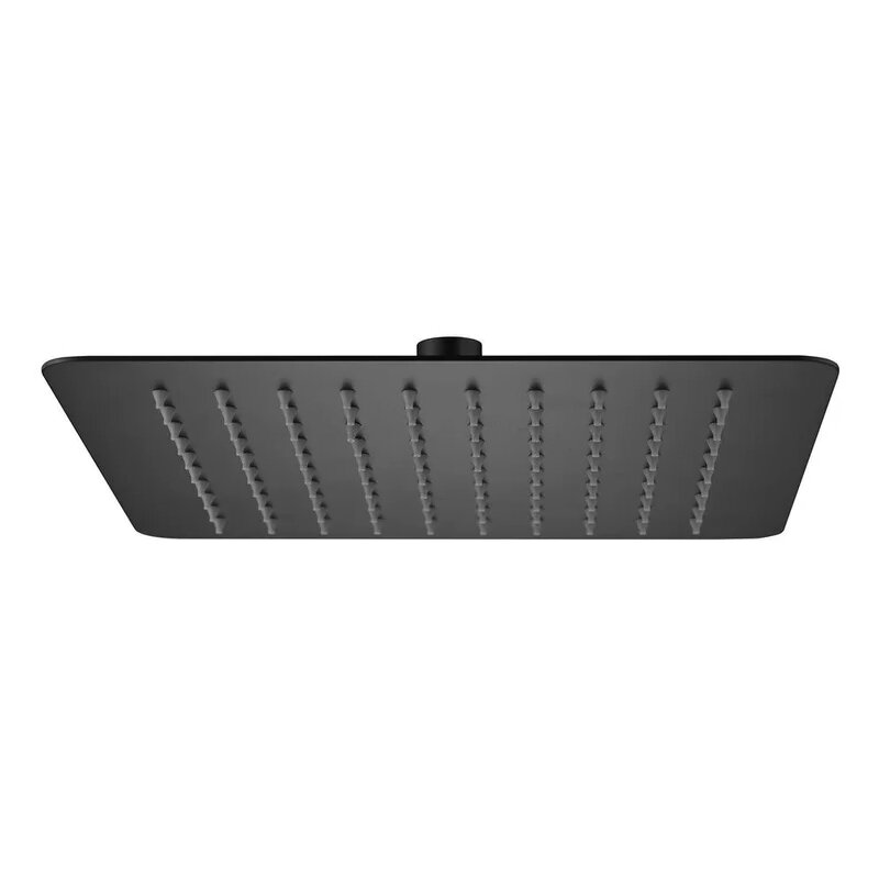 Изображение товара Верхний душ Clever Slim Inox Air 61869 квадратный 30 см черный матовый Изображение товара Верхний душ Clever Slim Inox Air 61869 квадратный 30 см черный матовый