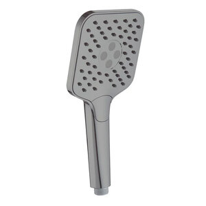 Изображение товара Ручной душ Clever Velvet 61968, 11.5 см, 3 режима, оружейная сталь