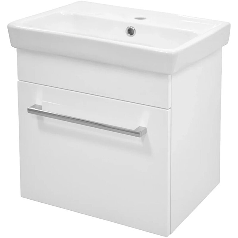 Изображение товара Тумба под раковину Aquaton Поль 50 см подвесная белая