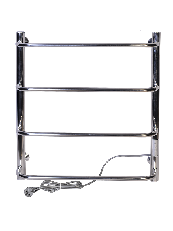 Изображение товара Полотенцесушитель электрический Тера Мост ПСК-12-02д, ширина 50 см, высота 60 см, диммер справа, полированный хром