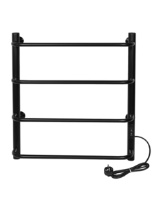 Изображение товара Электрический полотенцесушитель Тера Мост ПСК-12-02д.ч, черный матовый, 50 см