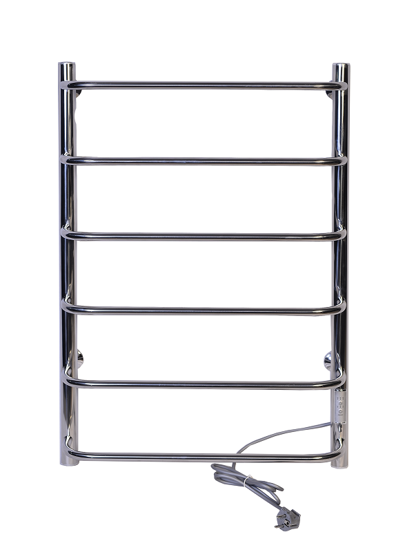 Изображение товара Полотенцесушитель электрический Тера Мост ПСК-12-03д, ширина 50 см, высота 80 см, диммер справа, полированный хром