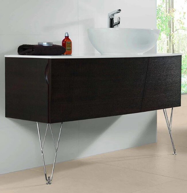Изображение товара Тумба под раковину Villeroy&Boch Aveo A844 GF GT темный дуб Изображение товара Тумба под раковину Villeroy&Boch Aveo A844 GF GT темный дуб
