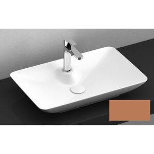 Изображение товара Раковина Isvea SistemaY Clear 10SY50060SV-2H 60 см фарфор коричневый матовый