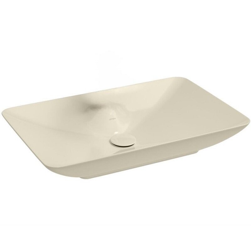 Изображение товара Раковина Isvea SistemaY Clear 10SY50060SV-2K, 60 см, фарфор, слоновая кость матовая