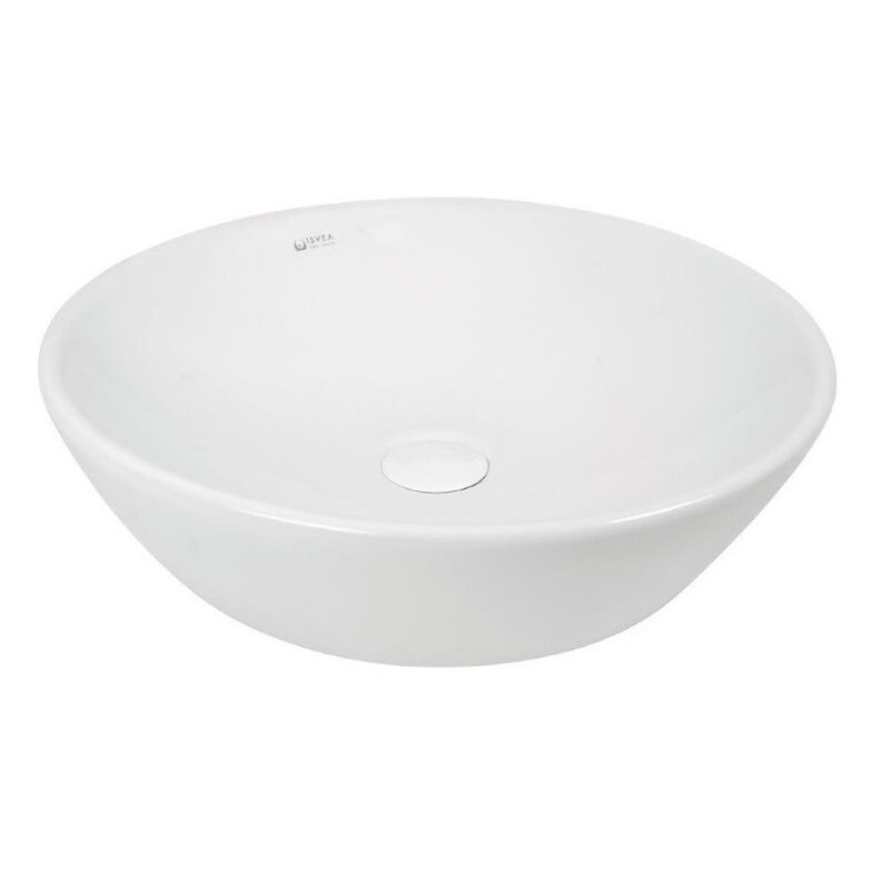 Изображение товара Раковина Isvea SistemaY Soft 10SY66045SV-2L, 45 см, фарфор, цвет белый матовый