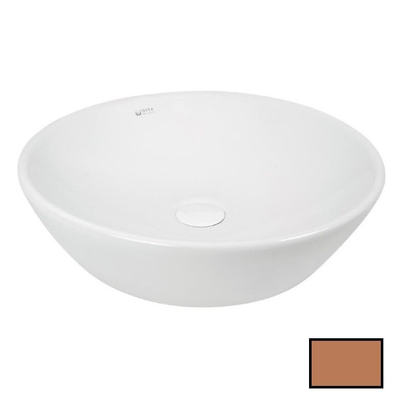 Изображение товара Раковина Isvea SistemaY Soft, 45 см, фарфор, цвет коричневый матовый, 10SY66045-2H Изображение товара Раковина Isvea SistemaY Soft, 45 см, фарфор, цвет коричневый матовый, 10SY66045-2H