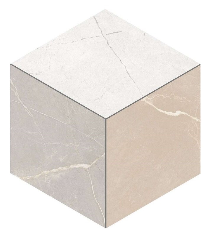 Изображение товара Мозаика Estima Nolana Cube 29x25 см бежевый, белый, серый для стен и пола Изображение товара Мозаика Estima Nolana Cube 29x25 см бежевый, белый, серый для стен и пола