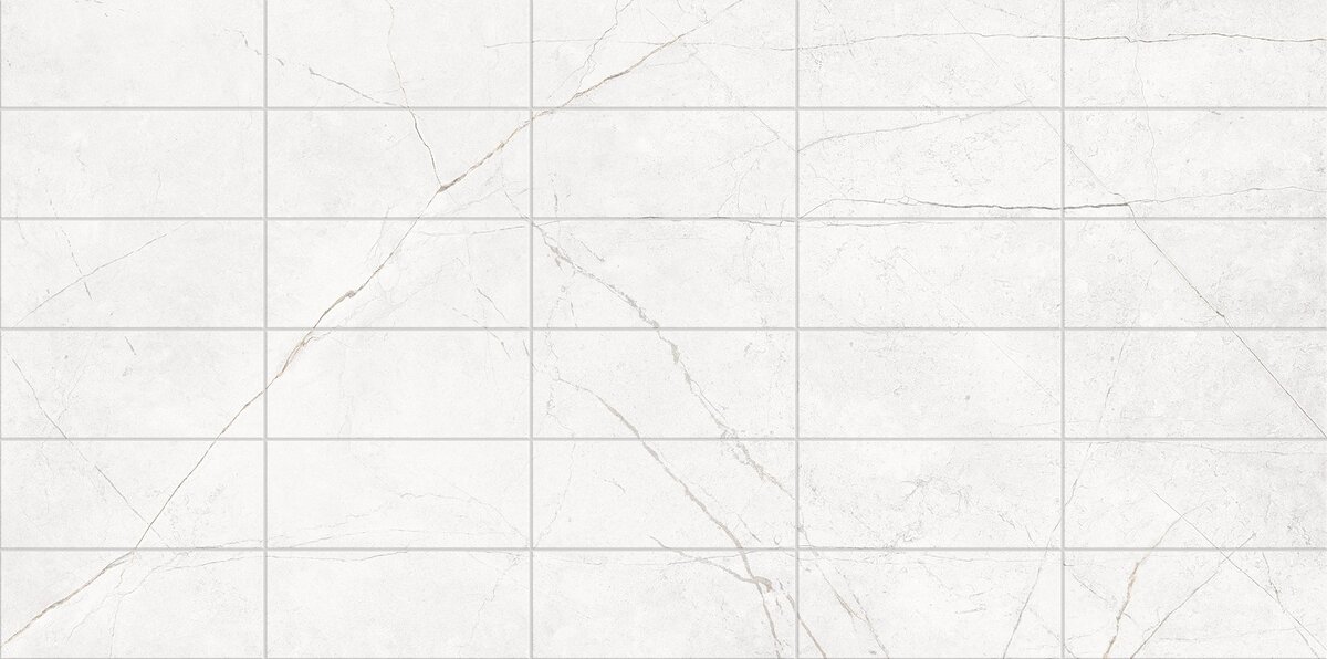 Изображение товара Керамогранит Estima Nolana NL00 Bricks 71996 белый 59.2x119.3 см