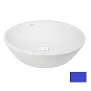 Изображение товара Раковина Isvea SistemaY Soft 45 см фарфор синий матовый угловая универсальная