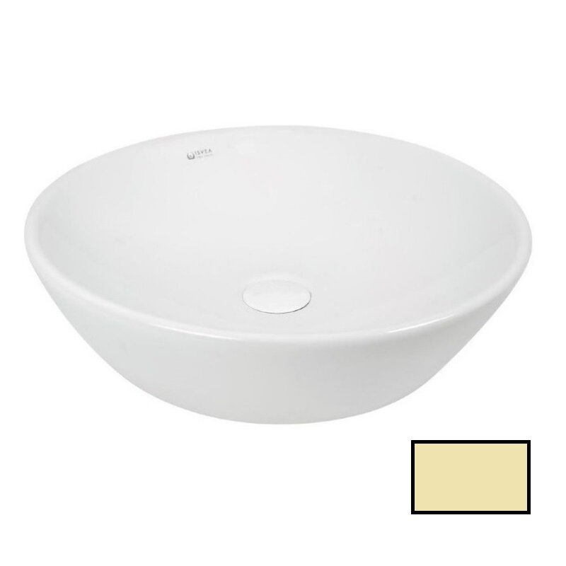 Изображение товара Раковина Isvea SistemaY Soft 45 см из фарфора без отверстия для смесителя