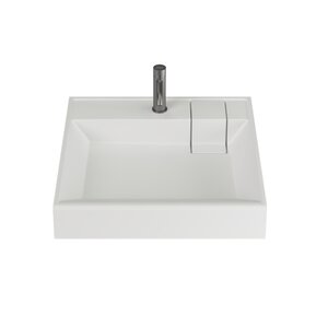 Изображение товара Раковина на стиральную машину Ceramicanova Quattro CN0101 60 см искусственный камень белая