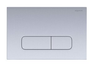 Изображение товара Клавиша смыва Aquatek Pneumo S PNS-0000008, пневматическая, цвет хром матовый