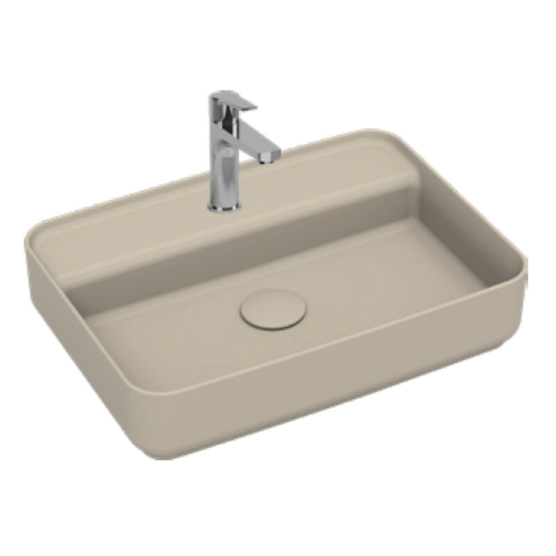 Изображение товара Раковина Isvea Infinity 10NF66055SV-2K 55 см фарфор матовая слоновая кость