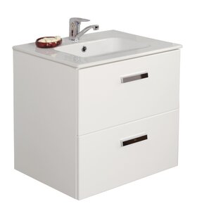 Изображение товара Тумба под раковину Roca Victoria Nord ZRU9000028, 58.5 x 45 x h56.5 см, цвет белый глянец