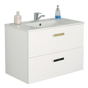 Изображение товара Тумба под раковину Roca Victoria Nord ZRU9000032, 78.5 x 45 x h56.5 см, цвет белый глянец