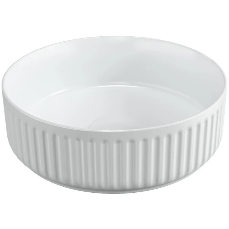 Изображение товара Раковина Isvea Infinity 10NF66036SV-2L, круглая фарфор белый матовый