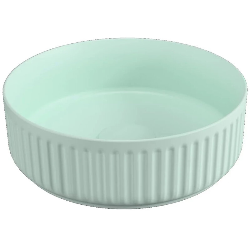 Изображение товара Раковина Isvea Infinity, 35 см, фарфор, цвет мятно-зеленый матовый, 10NF66036-2T