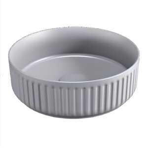 Изображение товара Раковина Isvea Infinity 10NF66036-2V, 35 см, фарфор, цвет серый камень матовый