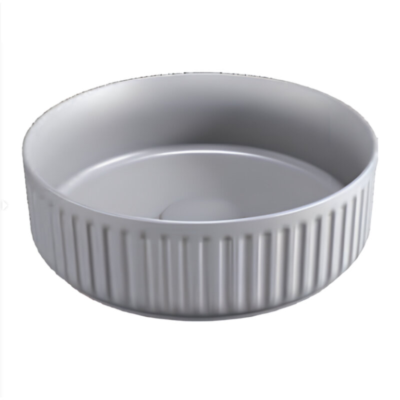 Изображение товара Раковина Isvea Infinity 10NF66036-2V, 35 см, фарфор, цвет серый камень матовый