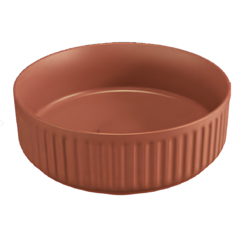 Изображение товара Раковина Isvea Infinity 10NF66036-2U, 35 см, фарфор, цвет терракотовый матовый Изображение товара Раковина Isvea Infinity 10NF66036-2U, 35 см, фарфор, цвет терракотовый матовый