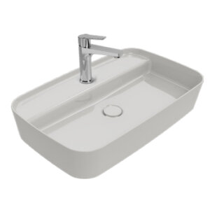 Изображение товара Раковина Isvea Peak 10PE65065SV 65 см фарфор белая накладная для ванной